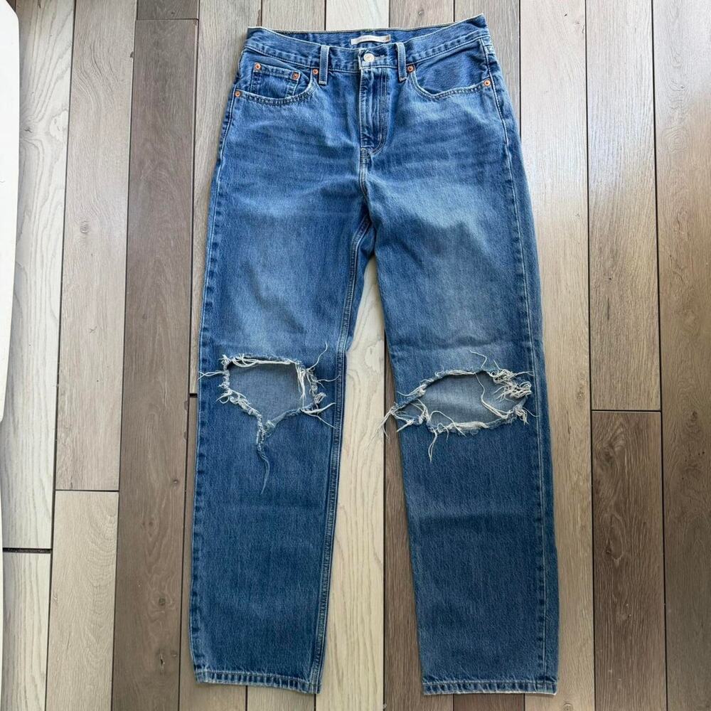 Levi’s Low Pro Straight Ripped Jeans Size 28